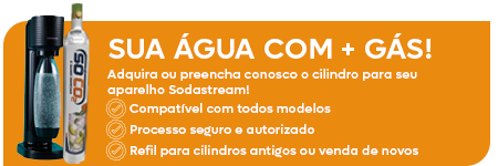 refil ou recarga para cilindro de Sodastream em Brasília